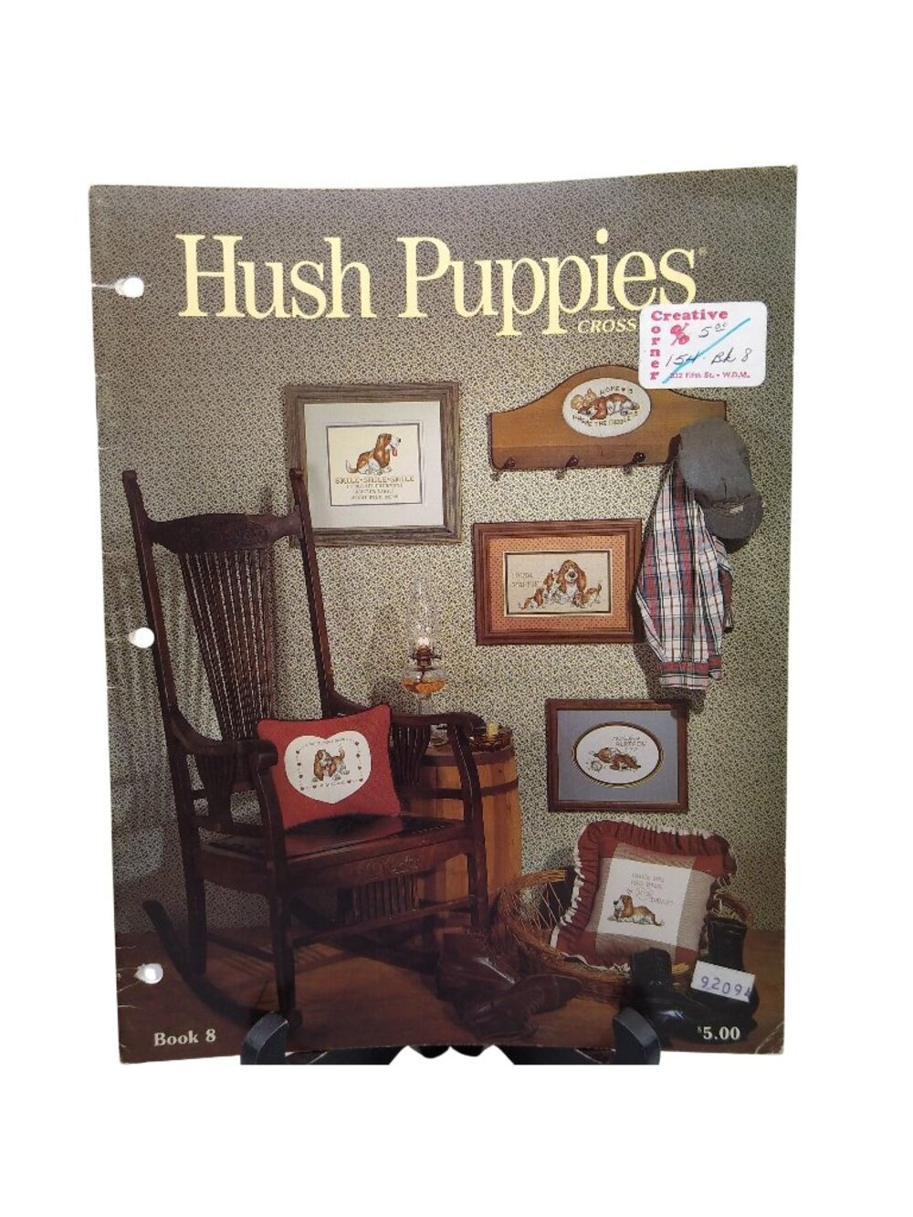 Vintage Cross Stitch Patterns, Hush Puppies, 1985 Stoney Creek Collection Book 8